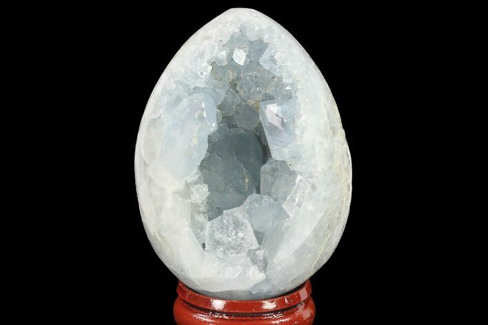 Crystal Filled, Celestine (Celestite) Egg - Madagascar #134620